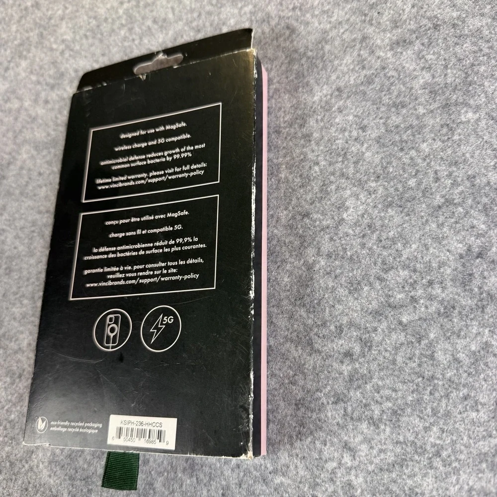 Kate Spade iPhone 14 Plus Case MagSafe Hollyhock Floral Clear Protective Cover